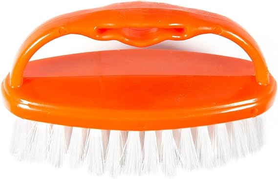PARODI & PARODI - Laundry Brush, Multifunction Brush for Cleaning Clothes or Surfaces, Ideal for Cleaning Tiles, Thick and Hard Bristles, Assorted Colours, 11 x 17 x 1 cm