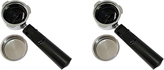 2 Set 51mm Bottomless Coffee Reusable Filters Portafilter for Homix Holder 60mm 15-20Bar for Espresso Coffee Maker Parts