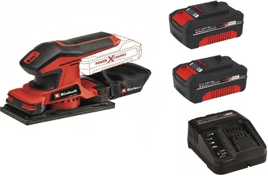 Einhell Tc-Os 18/187 Li Zımpara Makinesi + 2 * 4.0 Ah Starter Kit