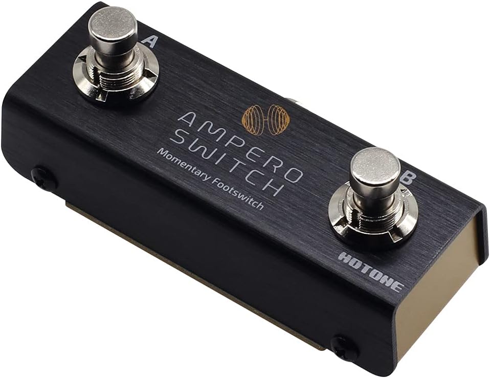 Hotone Dual Foot Switch Pedal Momentary 2-Way Pedal Foot Switch Controller Ampero Switch 6.35mm