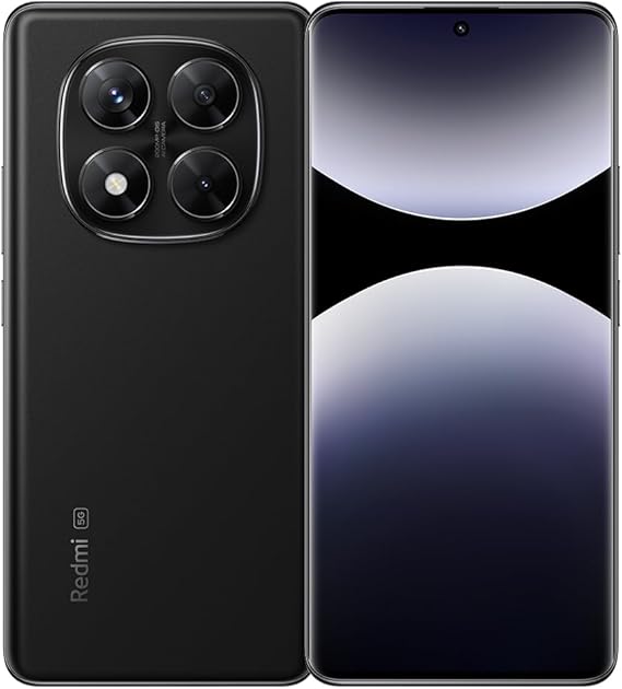 XIAOMI Redmi Note 14 Pro 5G NFC Smartphone, 12+512GB, Black, 5110mAh, 45W, 200MP Professional AI Camera, No Charger