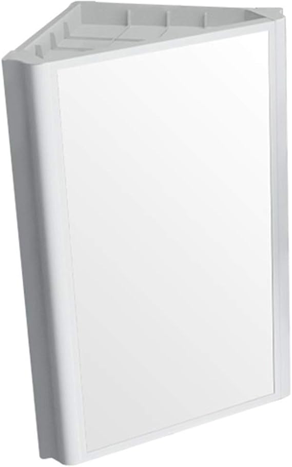 Triangle Bathroom Mirror Cabinet aluminum Combination Wall-mounted Integrated Ceramic Basin Vanity Bathroom Sink Cabinets Set, Bathroom Cabinet Size: 60x45cm,White,Mirror