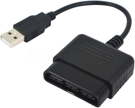 WANGCL USB 2.0 Games Controller Adapter Converter Cable for PS2 to USB Adapter Compatible with Sony PS1 PS2