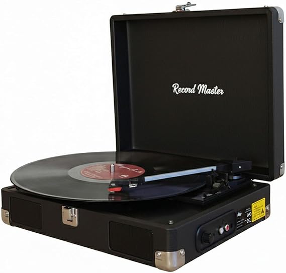Record Master RM-311 Pickup - Black - Compatible with All Records - Use with Sockets and PowerBanke Attachments - Universal Needle (Black)