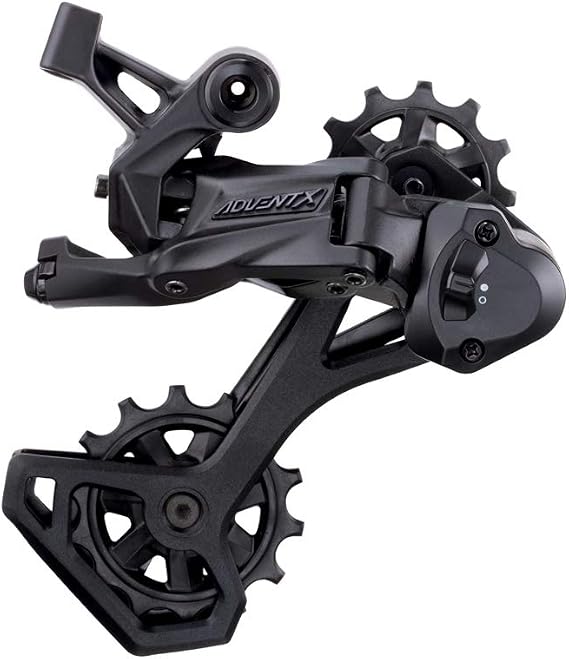 Microshift Advent X Derailleur, 10 gears, medium, black, with clutch