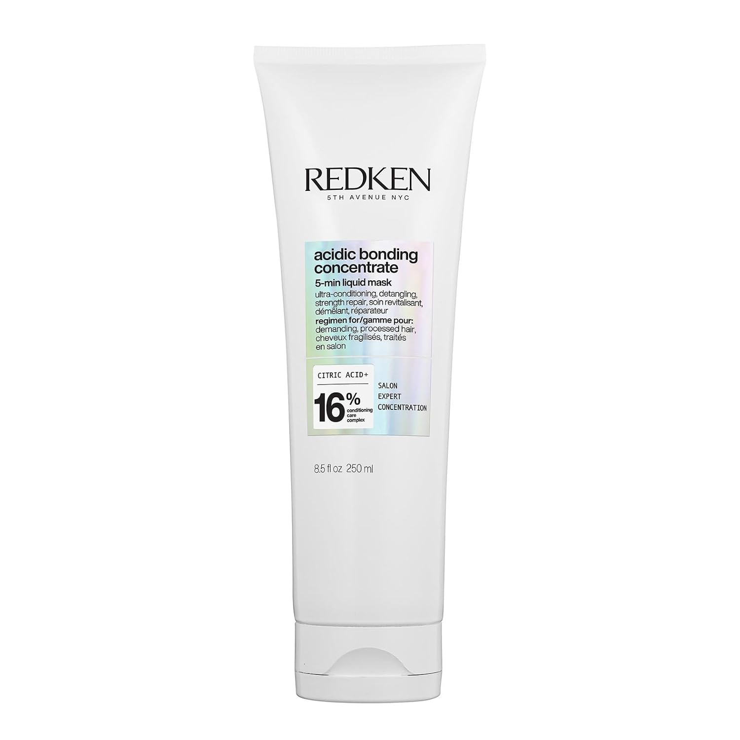 Redken, Detangling Repair Mask in 5 min, For Damaged Hair Treatment in Salon, Acidic Bonding Concentrate, 250 ml
