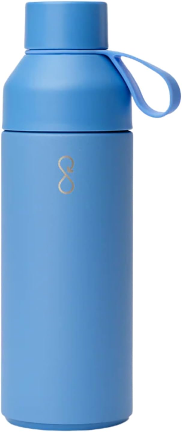 Ocean Bottle Original 500ml | Stainless Steel Water Bottle | Reusable & Sustainable | Keeps Drinks Cold & Hot | Eco Friendly Gift (Lagoon Blue)
