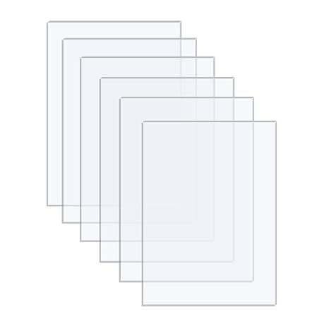 6 Pack A3 1mm Clear Acrylic Sheets for Picture Frame