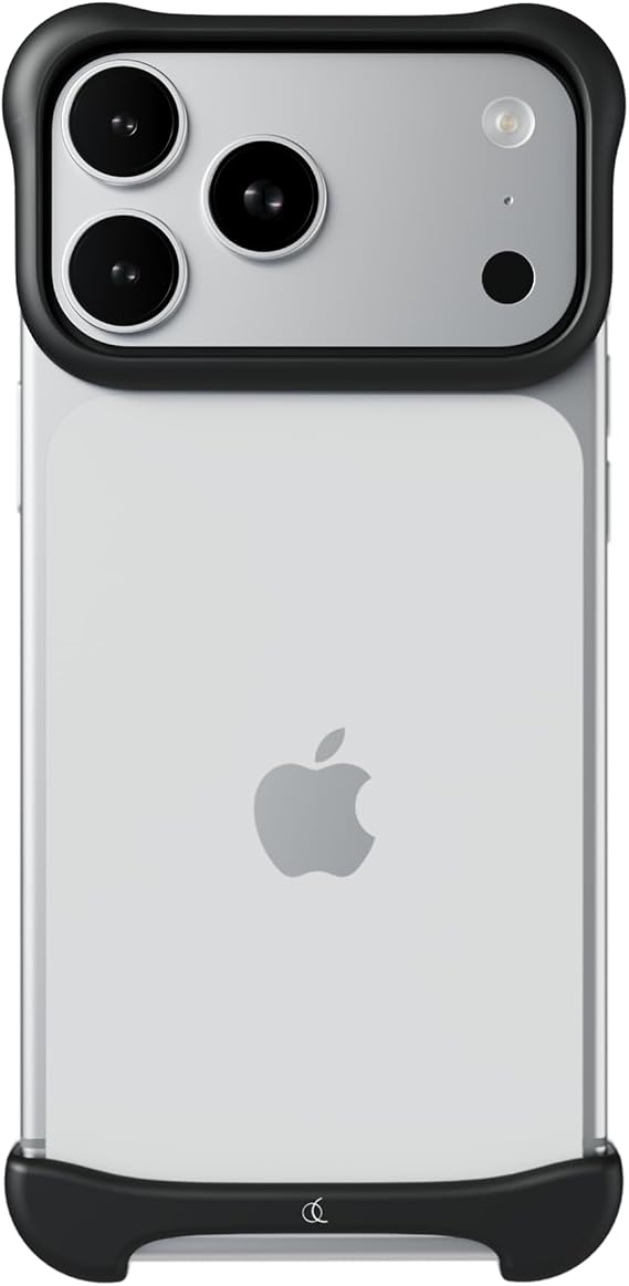 Arc Pulse iPhone 17 Pro Max スマホケース 2025年 対応 ミニマリスト 保護 衝撃吸収 航空宇宙グレード アルミシェル + エラストマーインレー イージーフィット 6.9インチ アルミニウムマットブラック
