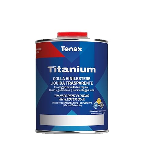 Tenax Titanium Flowing Putty Transparent Liquid Lt.1