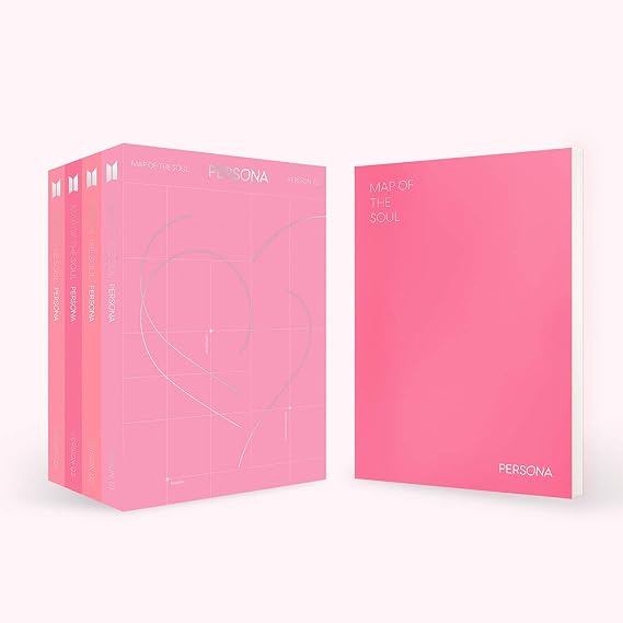 Bighit BTS BANGTAN BOYS - MAP OF THE SOUL : PERSONA [Random ver.] CD+76p Photobook+20p Mini Book+1Photocard+1Postcard+1Photo Film+Folded Poster+Double Side Extra Photocards Set