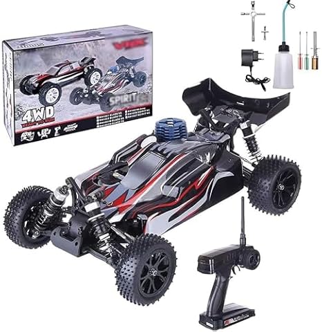 Nitro RC Car 1/10 Scale 70KM/H 2.4G Remote Control Vehicle 4WD Gas Power Drift Crawler Hobby Truck