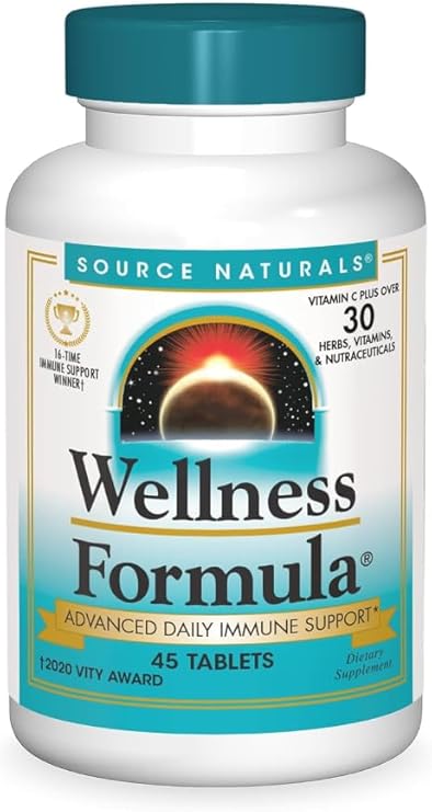 Immune Support & Wellness Natural Source Tablets, 45 Tablets