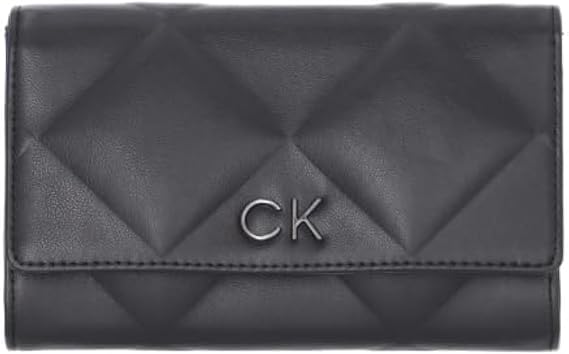 Calvin Klein RE-LO Women's Mini Quilt Handbag, Black CK, One Size