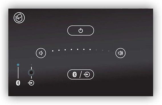 Systemline SE0510 E50 Built-In Bluetooth Hi-Fi Speaker System Amplifier (Black)