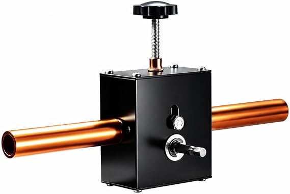 Adjustable Threading Machine | Conduit Feeding Machine, Sturdy Metal Housing, for Electrical Installations, Black, 25x12.7cm