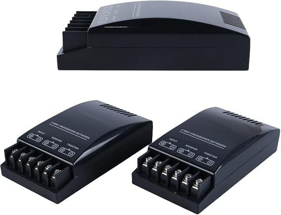 2PCS Electronic Crossover, 2-Way Car Audio Passive Crossover Networks, Sound Amplification Tool