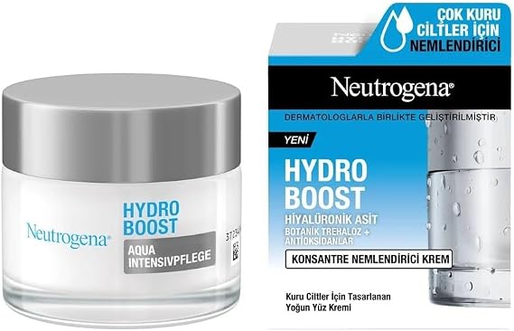 Neutrogena Hydro Boost Hiyalüronik Asit İçeren Konsantre Nemlendirici Krem 50 Ml