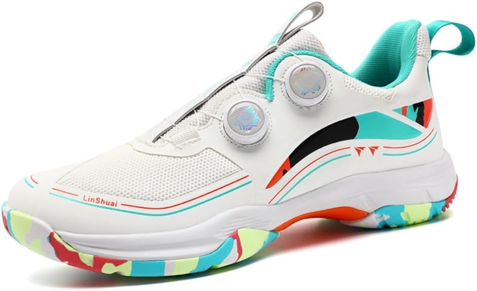 Badminton Shoes Lightweight Indoor Court Shoes Non-Slip Breathable Training Sneakers for Men Women