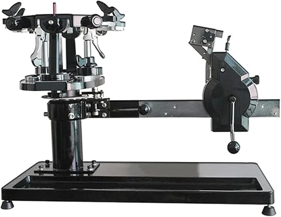 Desktop Racket Stringing Machine, Badminton Racket Stringing Machine, Tennis Racquet Stringer 360 Degree Rotating Tabletop Racket String Machine with Tools and Accessories