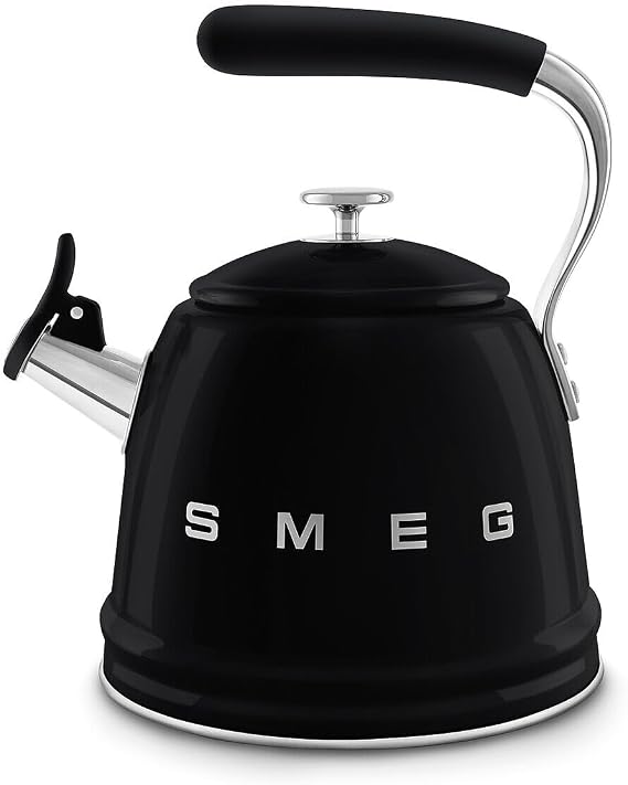 SMEG WKF01BL, Whistling Kettle, Black