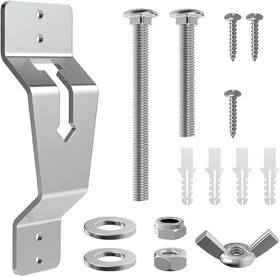 Wall Mount Spare Tire Bearer Durable Wheel Tire Bracket Rack for Trailers Vehicles Vans and Cargo Storage Solutions