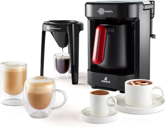 Karaca Hatır Barista Turkish Coffee Machine, Imperial Red