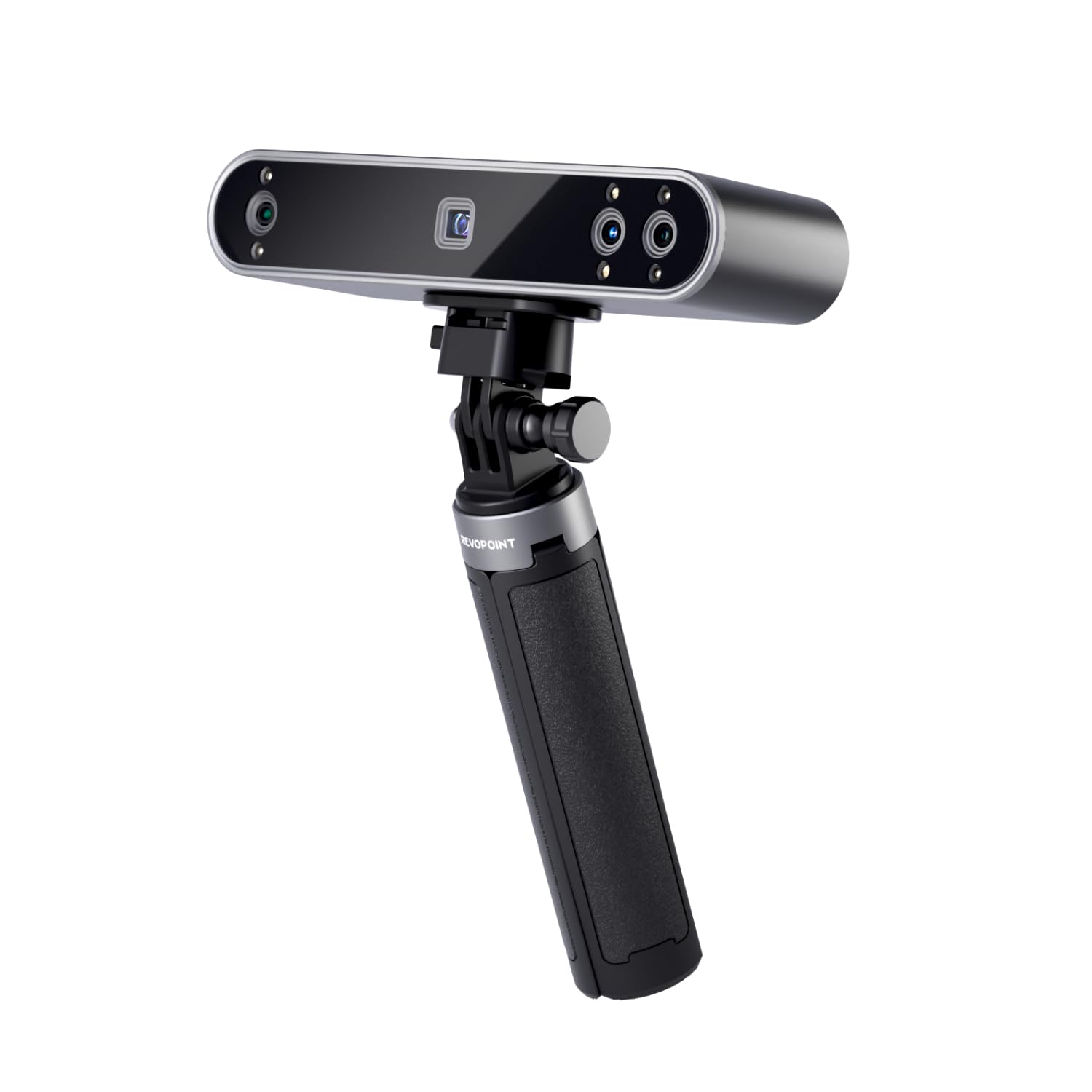 Revopoint POP3 3D Scanner, 0.05 mm High Accuracy, 12 - 18 FPS High Speed Scanning Infrared, ColorFace Scanner, PCSmartphone Compatible, Compact, Handle Scanner, Lightweight, LED Light Supplement