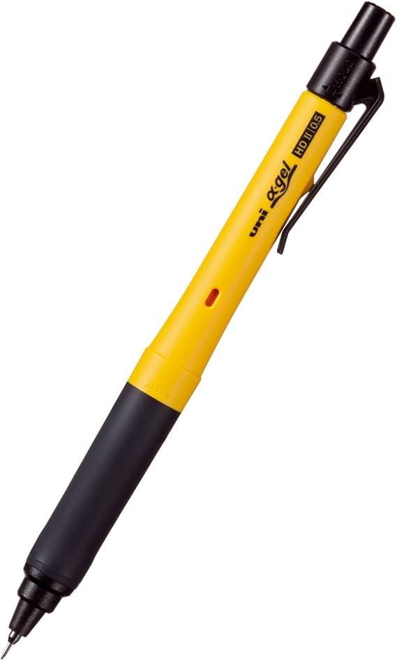 三菱鉛筆 Uni-Ball Kuru Toga Alphagel Switch Mekanik Kurşun Kalem (0,5mm) Sarı