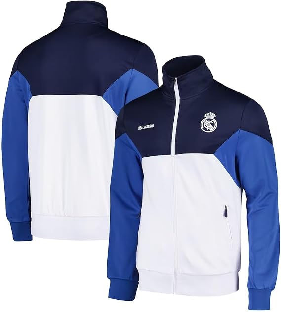 Real Madrid Open Plus Jacket Nº11 white/blue License - Size XL, white/blue, XL