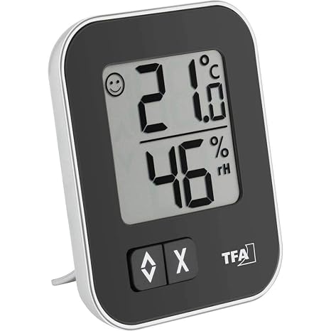 TFA 30.5026.01 Moxx Digital Thermo-Hygrometer - Black