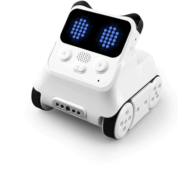 Makeblock Robot Toy Codey Rocky Programming Robot Interactive Emo Robot Electronic Module Scratch Python Coding Programming Toy Elementary School Robot Kit STEM Education Kit for Children 6 Years Old