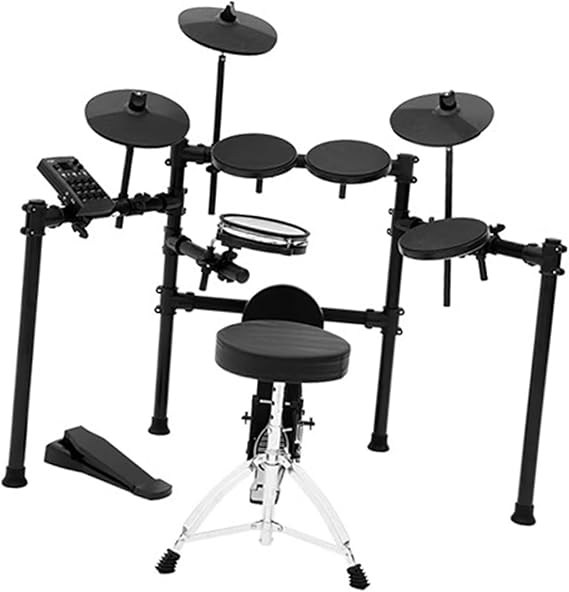 Electronic Drums For Adults To Practice And Learn Professional Performance Portable Electric Drums Professional electronic drums(Black)