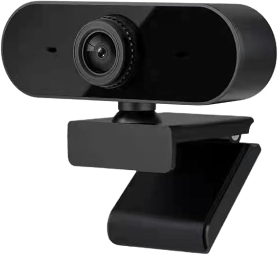 Webcam for PC - HD Webcam Microphone Streaming, Adjustable Laptop Camera | Adjustable Camera Angle 720p Camcorder, Computer Streaming Camera with Privacy Shutter for Video Calling and Recording