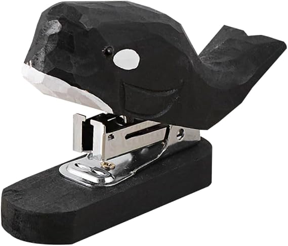 Creative Book Stapler Mini Stapler Cute Mini Stapler Compact Manual Stapler Wooden Book Sewer Stapler Animal Shape Stapler Manual Stapler Mini