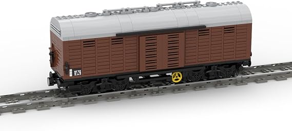 Ghost Freight Train, Steam Train Model for Realistic Traction & More Power, Railway Building Block Train, Compatible with Train Sets, Electric Train Sets for Adults, 873 Pieces