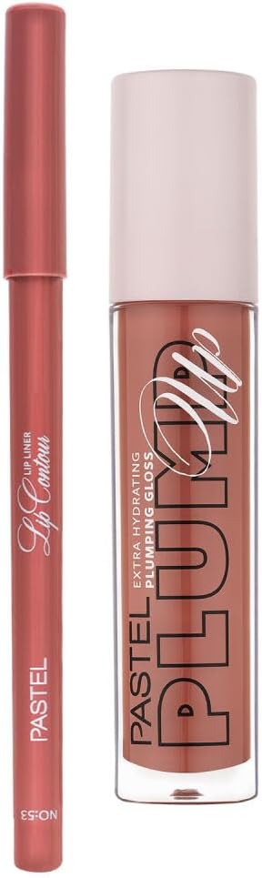 Pastel Profashion Plumping Gloss 205  Pastel Lip Contour Liner Lip Gloss 53