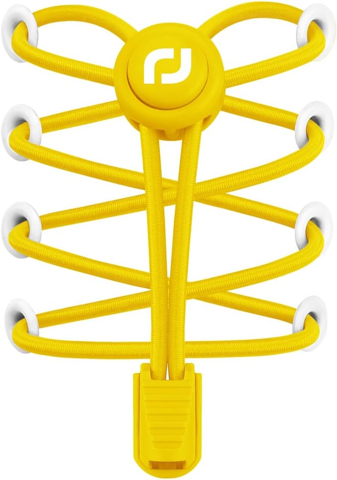 rj-sport elastic shoelaces with quick release quick laying system for unique comfort and strong hold