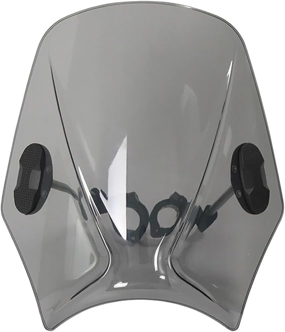 Windshield Windscreen For ZONTES C125 350GK For ABS 125 G1 Universal Motorcycle Windshield Headlight Street Bikes Windscreen Screen(Grey)