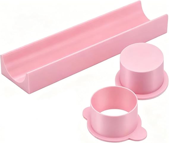 3‑Pcs Cake Pop Mould Kit,Cake Pop Cutter with Pusher & Serving Tray
