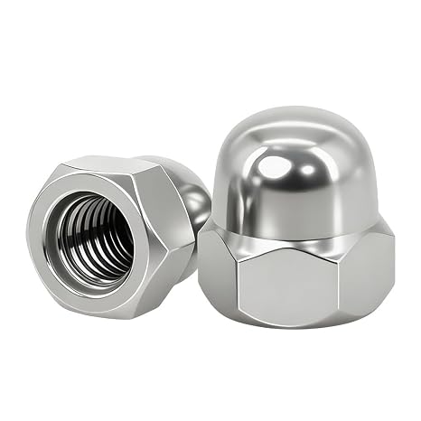 20 Pcs M6 Dome Cap Nuts - Acorn Nuts Stainless Steel 304 Dome Cap Nut for Screws and Bolts Dome Head Hex for Industry Hardware