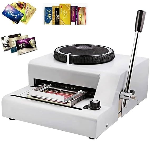 72 Characters Embossing Stamping Letter Manual Machine for Dog ID Card Tag,Metal Stainless Steel Stamping Machine, for VIP ID Card Making