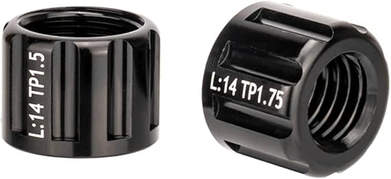 Thru Axle Nut M15 P1.0 P1.5 P1.75 Hub Shaft Cap Accessories (x 1.75 mm)