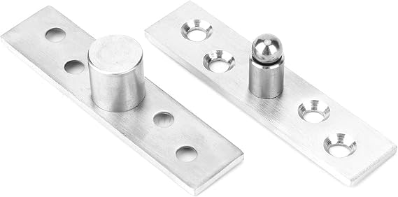 Brrnoo Pivot Hinge, Pivot Hinges for Doors Stainless Steel, 360 Degree Door, Bisagra Pivotante Down Shaft (Center Shaft)