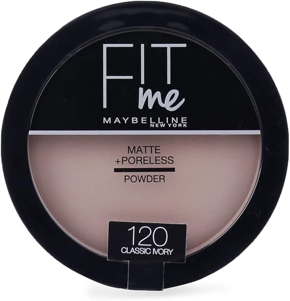 Maybelline Fit Me Matte & Poreless Pressed Powder 120 Classic Ivory
