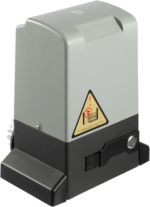 370W Automatic Sliding Gate Opener Kit, Rack Driven Sliding Gate Motor, with Remote Controls and Infrared Sensor, Electric Gate Operator Complete Kit for Slide, Gates Up to 1322 Pounds