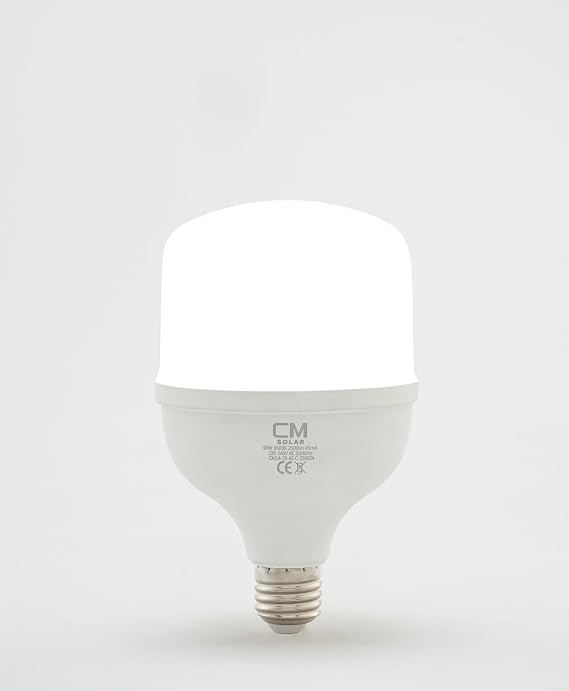 30W Yüksek Performanslı LED Torç Ampul, E27 Duy, 6500K Beyaz Işık, 2500 Lümen [Enerji Sınıfı F]