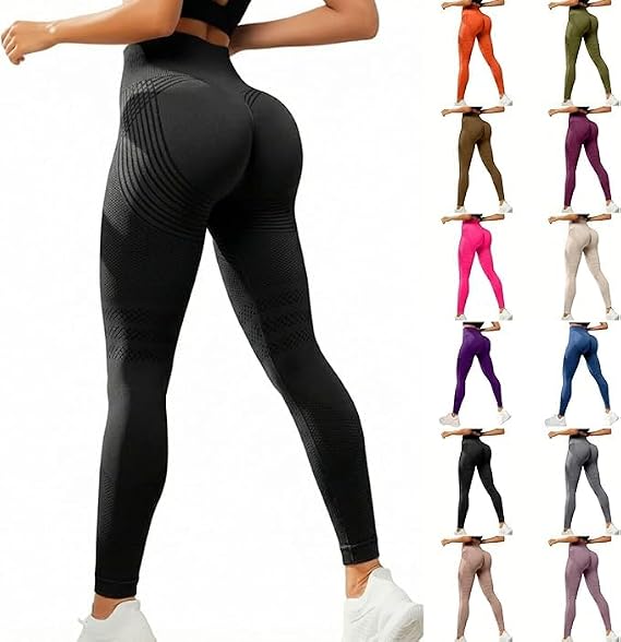 Anti Cellulite Compression 3D Leggings for Women UK Bum Lift Tummy Control Seamless with Resistance Band Body Sculpting Running Workout Gym Yoga Pant Scrunch Bums Legging