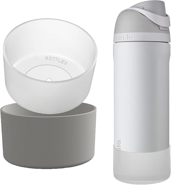 Owala Freesip用シリコンブーツ 24オンス - 1,134g タンブラー 2個 クリア