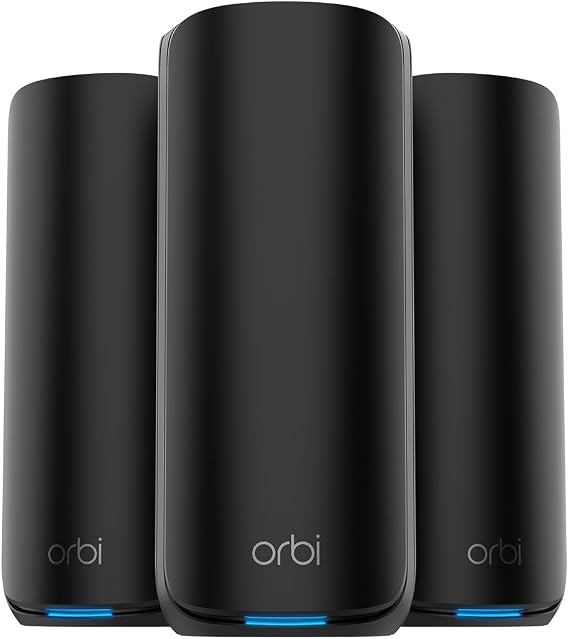 NETGEAR Orbi 870 Series WiFi 7 Mesh System, Up to 7,500 sq ft., 3 Pack